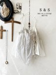 画像1: shizuka's【31】アンティークレースのキャミ・白マディラ (1)