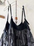 画像2: shizuka's【29】アンティークレースのキャミチュニック・スミクロ (2)