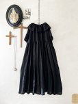 画像5: shizuka's【22】アンティークレースのフリル襟フレンチワンピース・黒