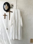 画像6: shizuka's【12】アンティークレースのボリューム袖ワンピース・白B