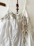画像2: shizuka's【31】アンティークレースのキャミ・白マディラ (2)