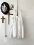 画像6: shizuka's【30】アンティークレースのキャミチュニック・白