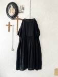 画像5: shizuka's【23】アンティークレースちょうちょ袖ワンピース・黒B
