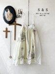 画像1: shizuka's【32】アンティークレースのキャミワンピース・クリーム (1)