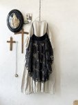 画像7: shizuka's【29】アンティークレースのキャミチュニック・スミクロ