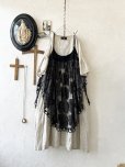 画像6: shizuka's【29】アンティークレースのキャミチュニック・スミクロ