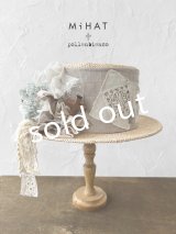 MiHAT+pollenbienco／Canotier【B】