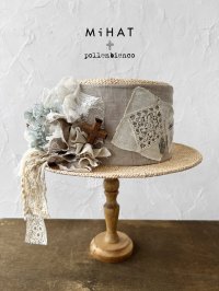 MiHAT+pollenbienco／Canotier【B】