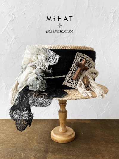 画像1: MiHAT+pollenbienco／Canotier【C】