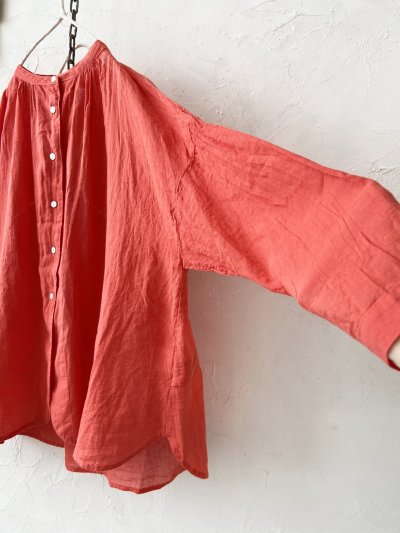 画像6: SO／バックギャザーシャツ・レッド