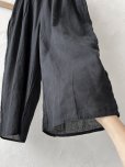 画像3: SO／ペチコート付きサルエルワイドパンツ・ブラック