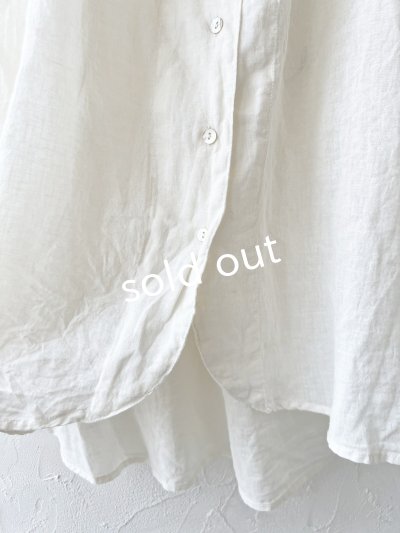 画像5: SO／バックギャザーシャツ・ナチュラル