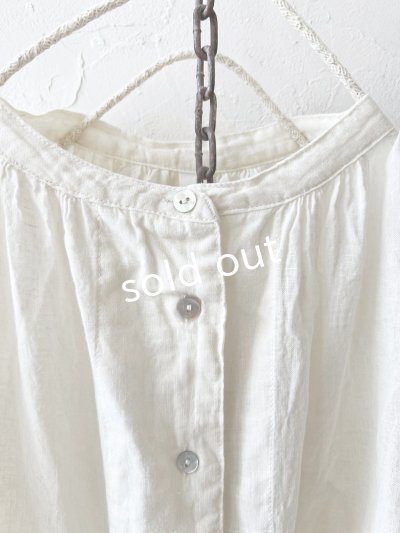 画像3: SO／バックギャザーシャツ・ナチュラル