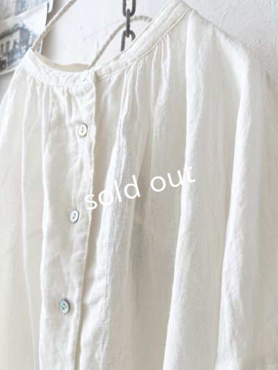 画像8: SO／バックギャザーシャツ・ナチュラル