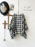 画像1: SO／２wayブラウス・マドラスチェック (1)