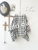 SO／２wayブラウス・マドラスチェック