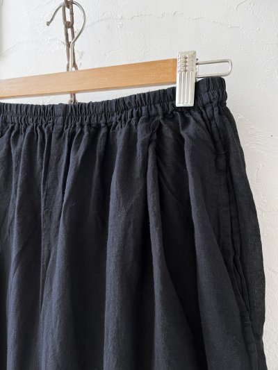 画像2: SO／ペチコート付きサルエルワイドパンツ・ブラック