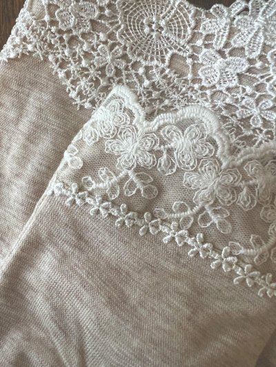 画像7: monami／コットンUVセミロングアームカバー・ダブルレース