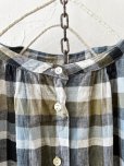 画像2: SO／バックギャザーシャツ・マドラスチェック (2)