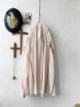 画像10: SO／ガーゼギャザーワンピース・レッドストライプ