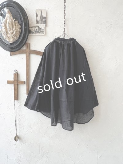 画像5: SO／バックギャザーシャツ・ブラック