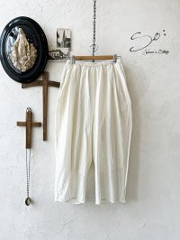 SO／ペチコート付きサルエルワイドパンツ・ナチュラル