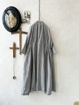 画像7: SO／ガーゼギャザーワンピース・杢グレー