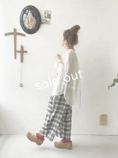 画像13: SO／ペチコート付きサルエルワイドパンツ・ブラック