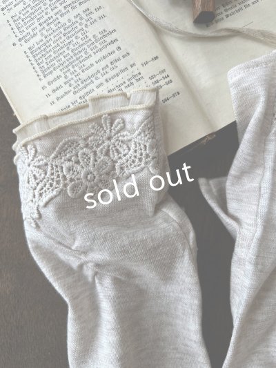 画像3: monami／コットンUVロングアームカバー・フリル