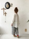 画像12: SO／バックギャザーシャツ・マドラスチェック