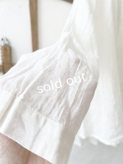 画像6: SO／バックギャザーシャツ・ナチュラル