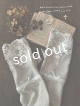 monami／コットンUVロングアームカバー・リボン