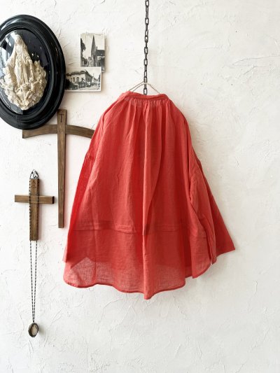 画像7: SO／バックギャザーシャツ・レッド