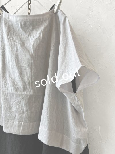 画像4: 08mab/ノースリーブワンピース×トップスset・黒×ライトグレー