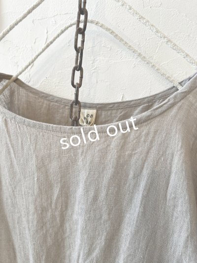 画像6: 08mab/リネンシャンブレーウエストリボンチュニック・黒