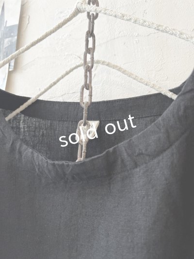 画像8: 08mab/ノースリーブワンピース×トップスset・黒×ライトグレー