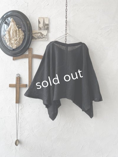 画像6: 08mab/リネンシャンブレーワイドプルオーバー・黒