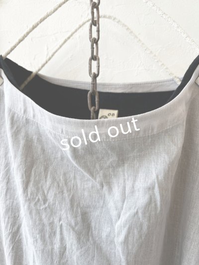 画像5: 08mab/ノースリーブワンピース×トップスset・黒×ライトグレー