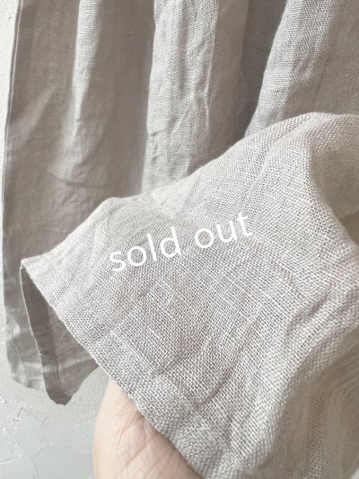 画像7: 08mab/リネンシャンブレーウエストリボンチュニック・黒