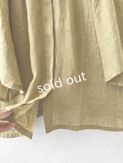 画像7: 08mab/リネンシャンブレーラグランブラウス・黒