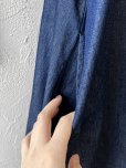 画像4: sorte cuff／インディゴノースリーブギャザーワンピース