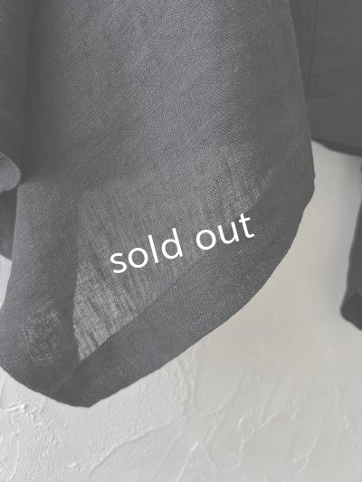 画像5: 08mab/リネンシャンブレーワイドプルオーバー・黒