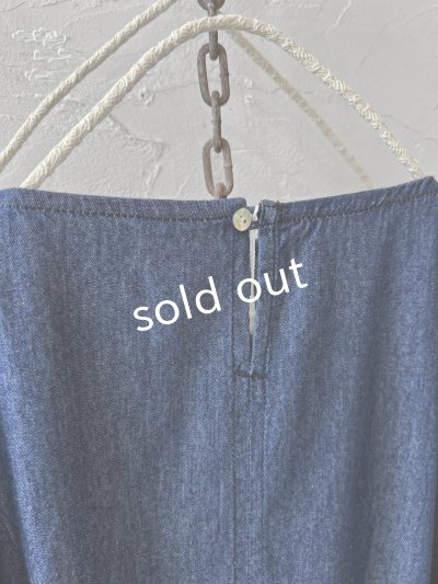 画像7: sorte cuff／インディゴフレアワンピース