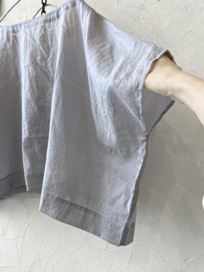 画像8: 【30%OFF SALE】08mab/タンクトップ×トップスset・黒×ライトグレー