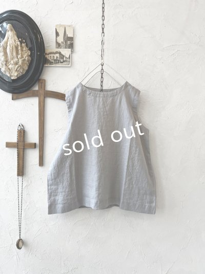画像6: 08mab/タンクトップ×トップスset・グレー×オフ
