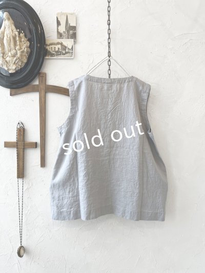 画像9: 08mab/タンクトップ×トップスset・グレー×オフ