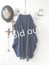 sorte cuff／インディゴフレアワンピース