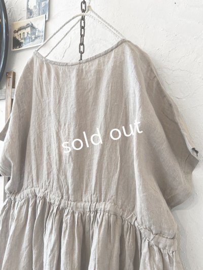 画像9: 08mab/リネンシャンブレーウエストリボンチュニック・黒