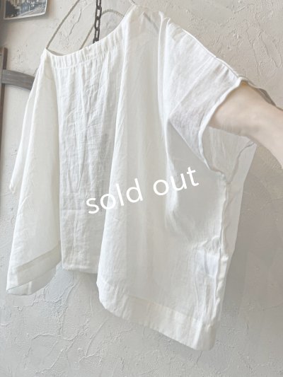 画像11: 08mab/タンクトップ×トップスset・グレー×オフ