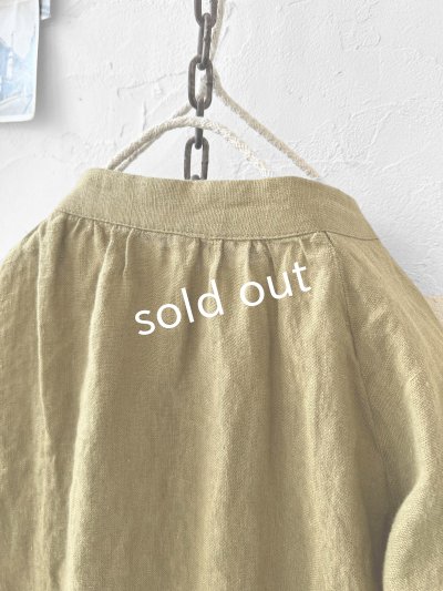 画像9: 08mab/リネンシャンブレーラグランブラウス・黒